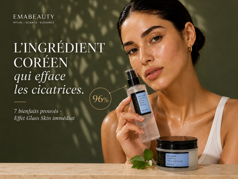 Snail Mucin : pourquoi cet ingrédient coréen révolutionne les soins