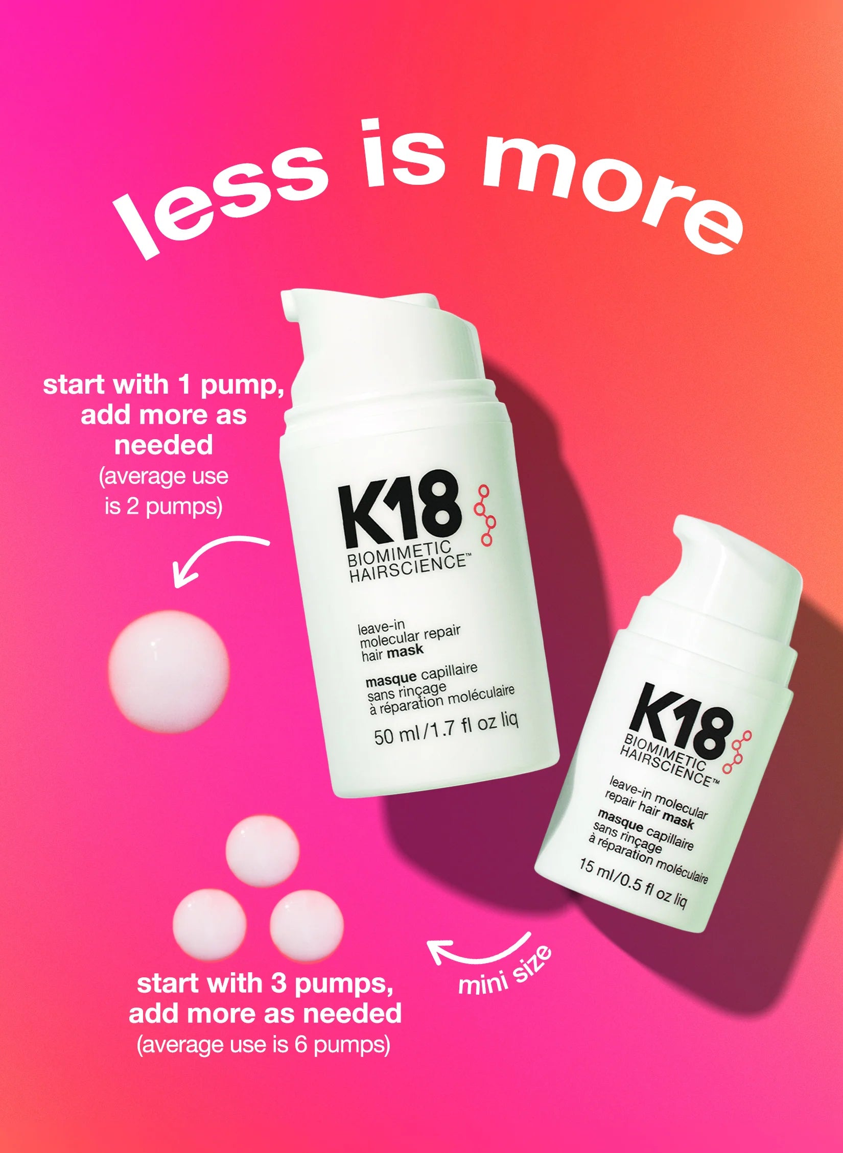 K18 Leave-In Molecular Repair Hair Mask (50ml)