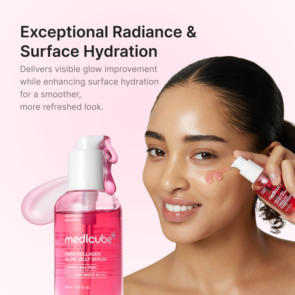 Medicube PDRN Pink Collagen Glow Jelly Serum (30ml)