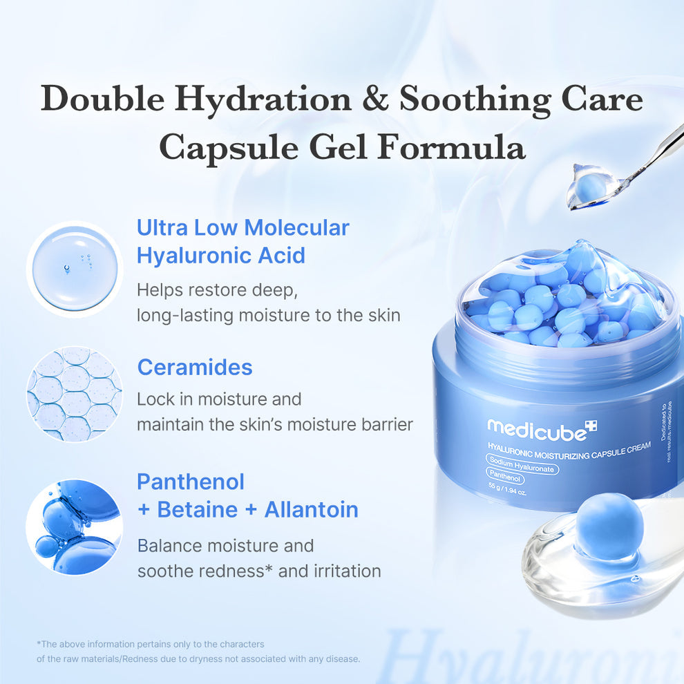 Medicube Hyaluronic Moisturizing Capsule Cream (55g)