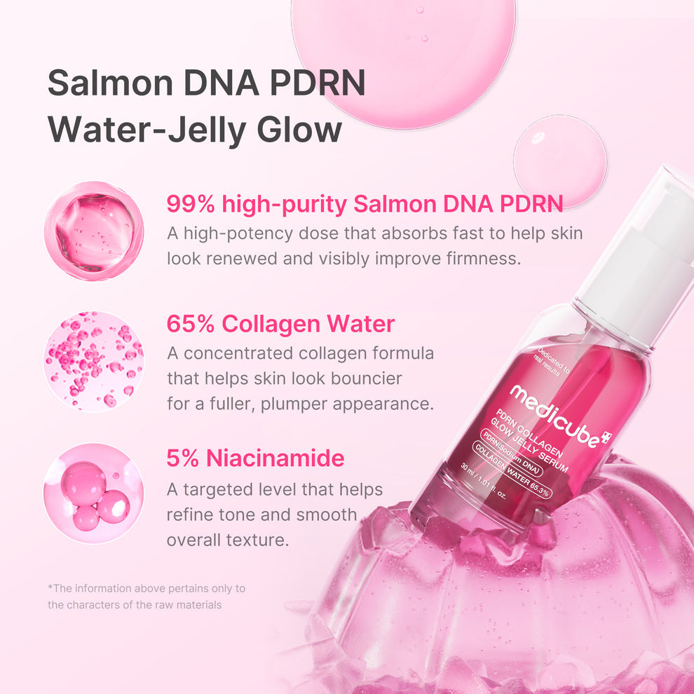 Medicube PDRN Pink Collagen Glow Jelly Serum (30ml)