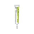 Skincare serum tube with visible brand name on a white background
