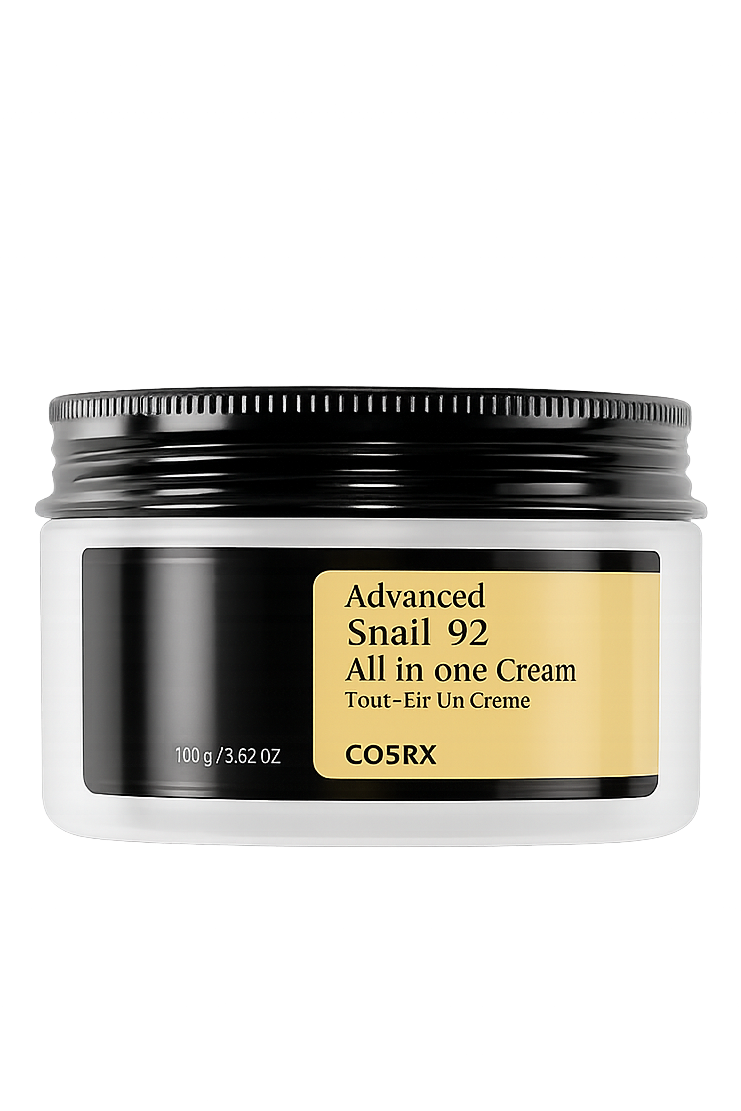 CO5RX Advanced Snail 92 All-in-one Cream jar on a white background