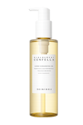 Skincare bottle with pump on a white background