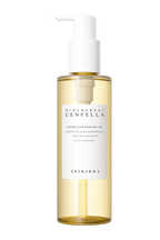 Skincare bottle with pump on a white background