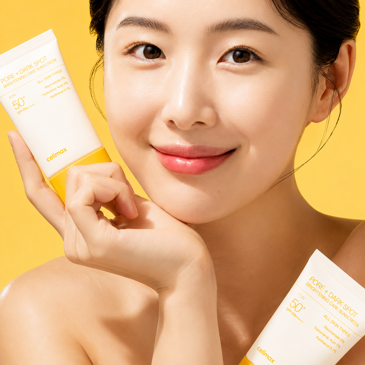 CELIMAX Pore+ Dark Spot Brightening Care Sunscreen SPF50+ PA++++ (50ml)