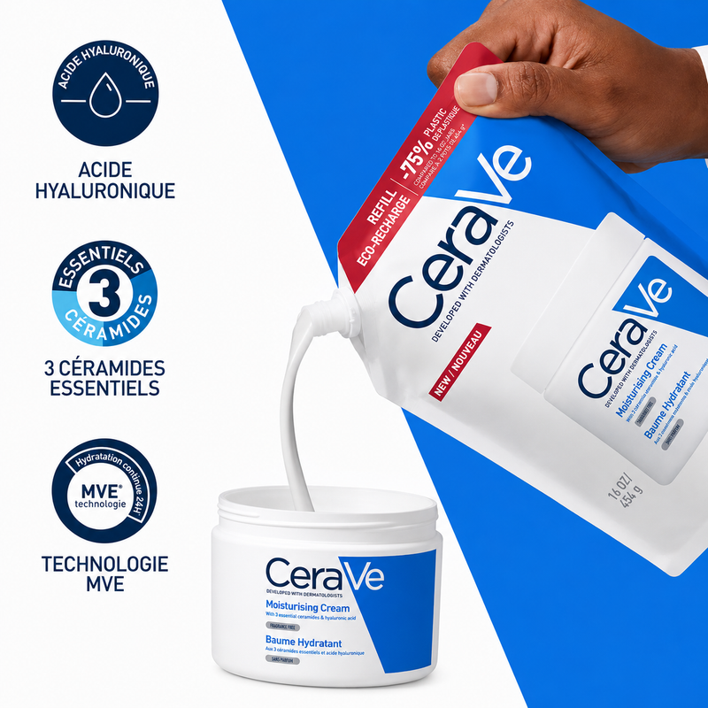CeraVe Baume Hydratant Eco-Recharge (454g)