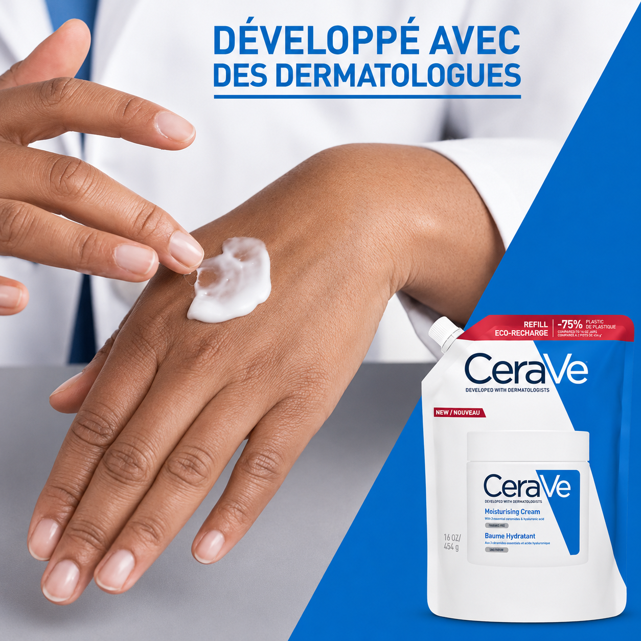 CeraVe Baume Hydratant Eco-Recharge (454g)