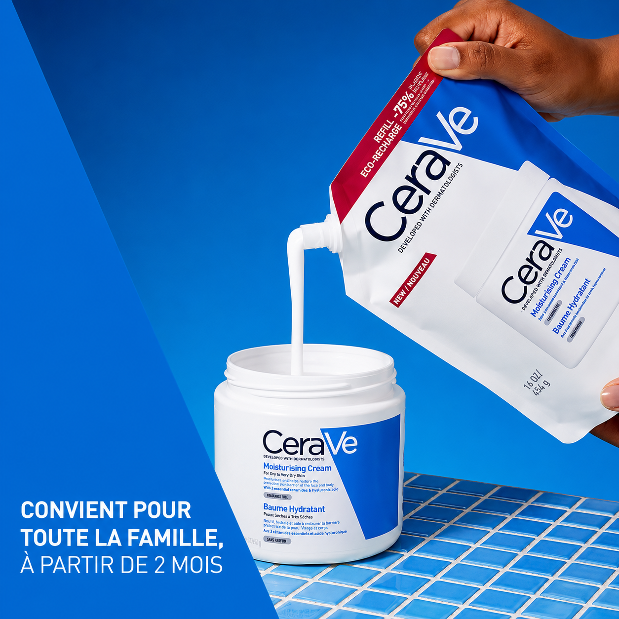 CeraVe Baume Hydratant Eco-Recharge (454g)