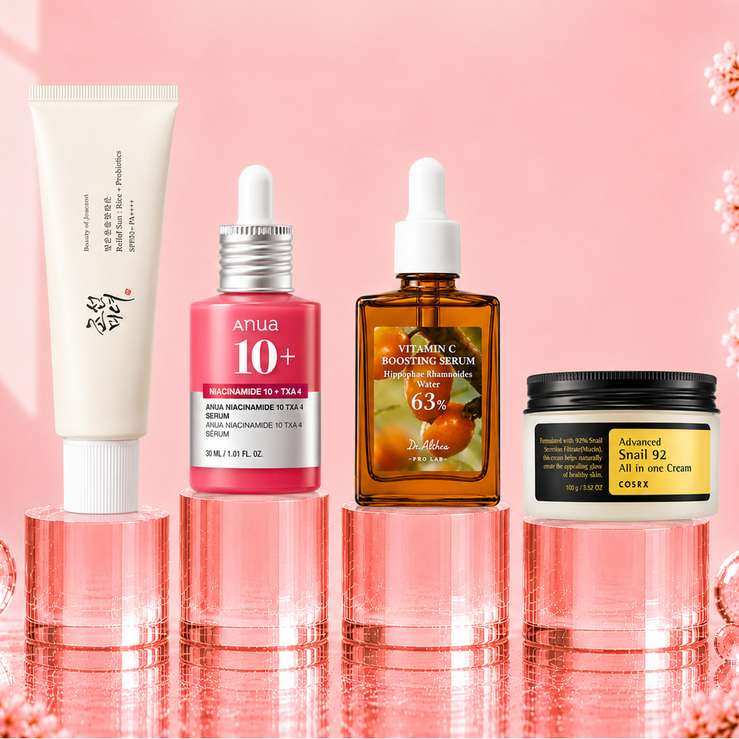 Routine Complète Anti-Âge Premium Quatuor (CELIMAX & EQQUALBERRY & SOME BY MI & COSRX)