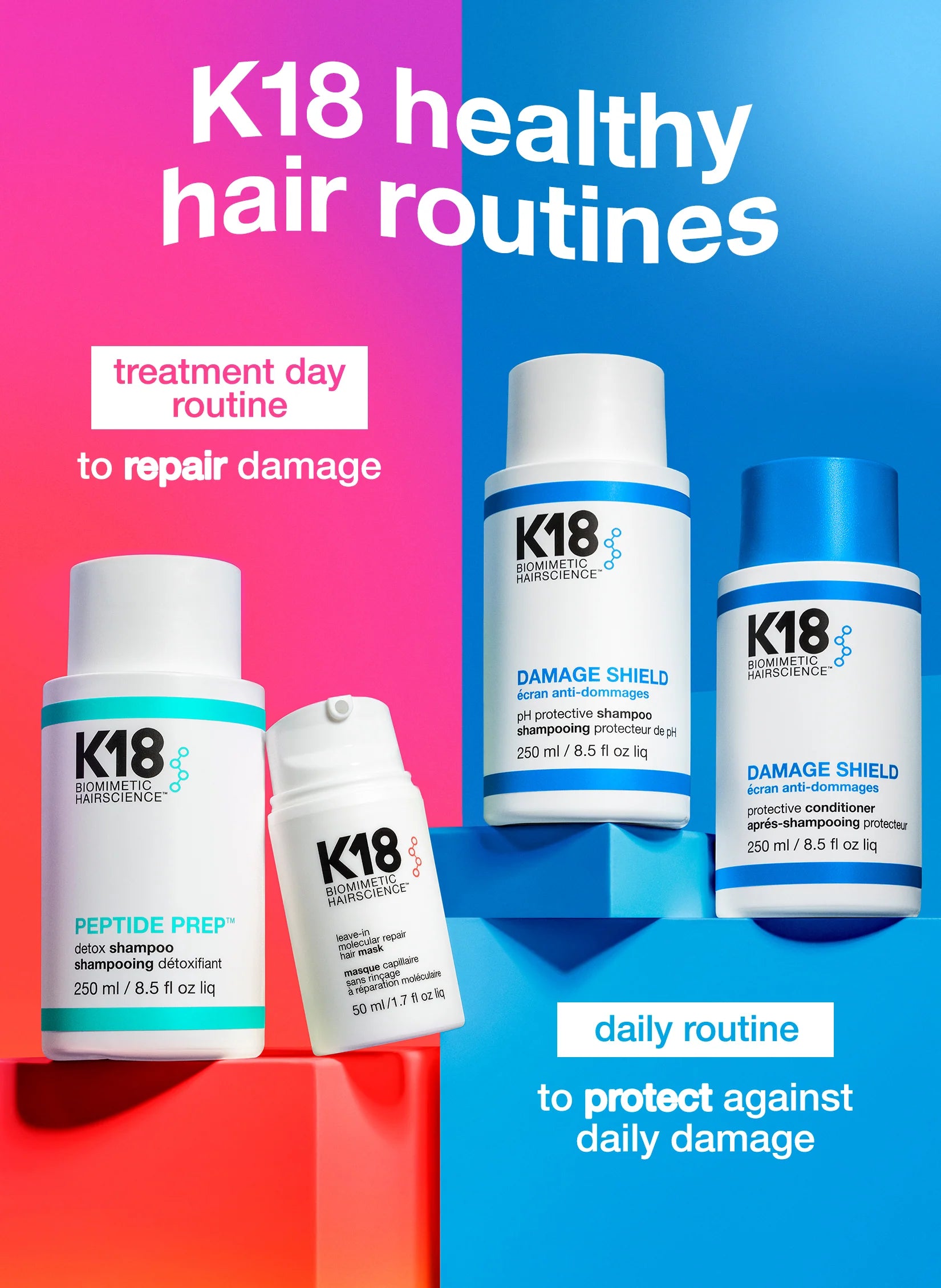 K18 DAMAGE SHIELD pH Protective Shampoo (250ml)