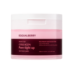 EQQUALBERRY Collagen Pore-Tight Up Gel Toner Pads (140ml | 60 Pads)