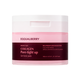EQQUALBERRY Collagen Pore-Tight Up Gel Toner Pads (140ml | 60 Pads)