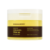 EQQUALBERRY Collagen Glow Up Gel Toner Pads (140ml | 60 Pads)
