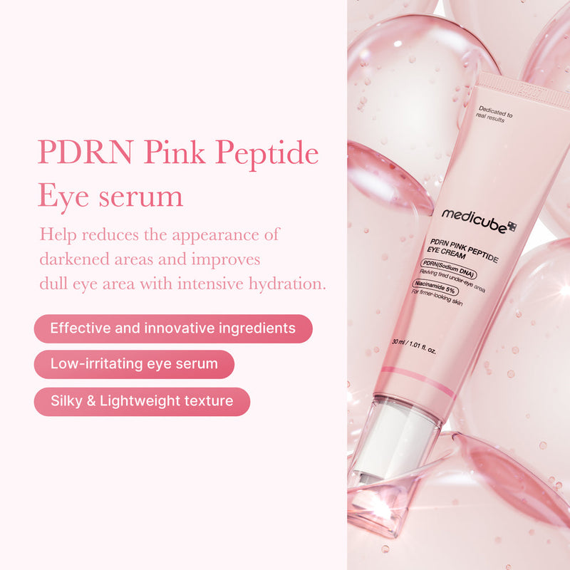 Medicube – PDRN Pink Peptide Eye Cream (30ml)