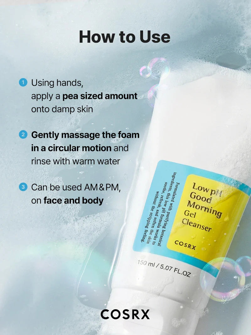 COSRX Low pH Good Morning Gel Cleanser (150ml)