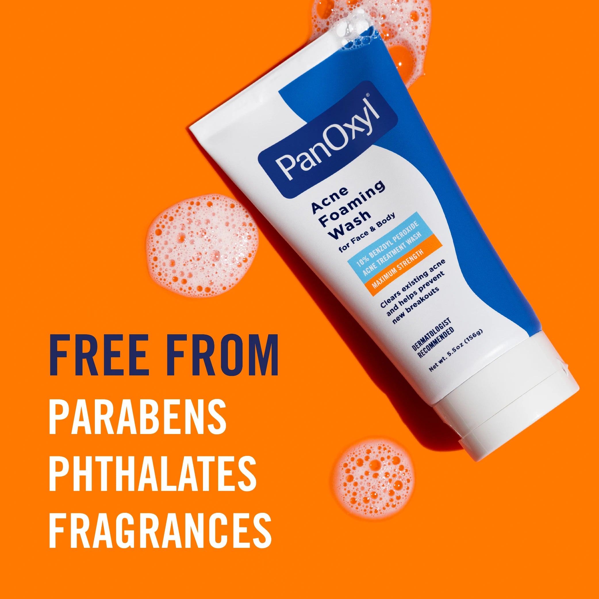 PanOxyl Acne Foaming Wash 10% Benzoyl Peroxide (156g)