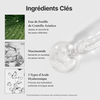 Product ingredients list with images and text on a white background