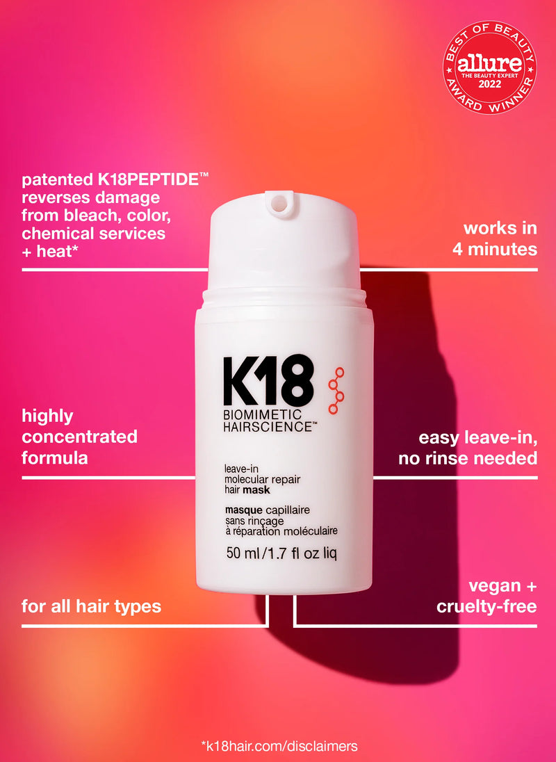 K18 Leave-In Molecular Repair Hair Mask (50ml)