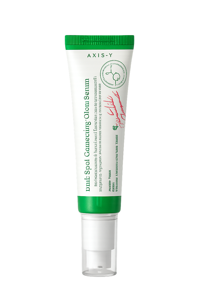 Tube of Axis-Y Dual Spot Clearing Gel on a white background