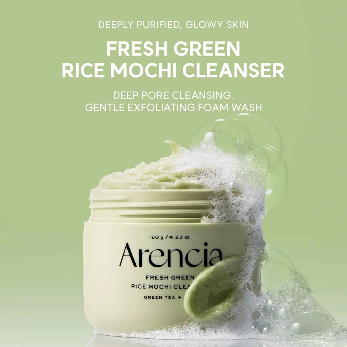 ARENCIA Fresh Green Rice Mochi Cleanser (120g)