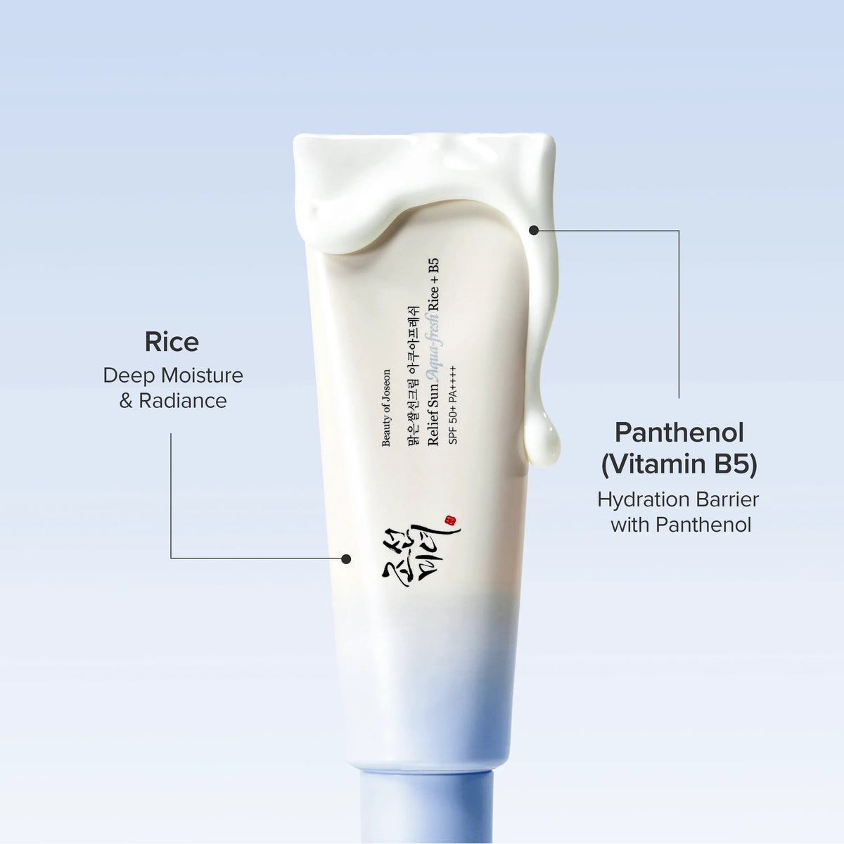 BEAUTY OF JOSEON Relief Sun Aqua-Fresh Rice + B5 SPF50+ PA++++ (50ml) disponible au Maroc