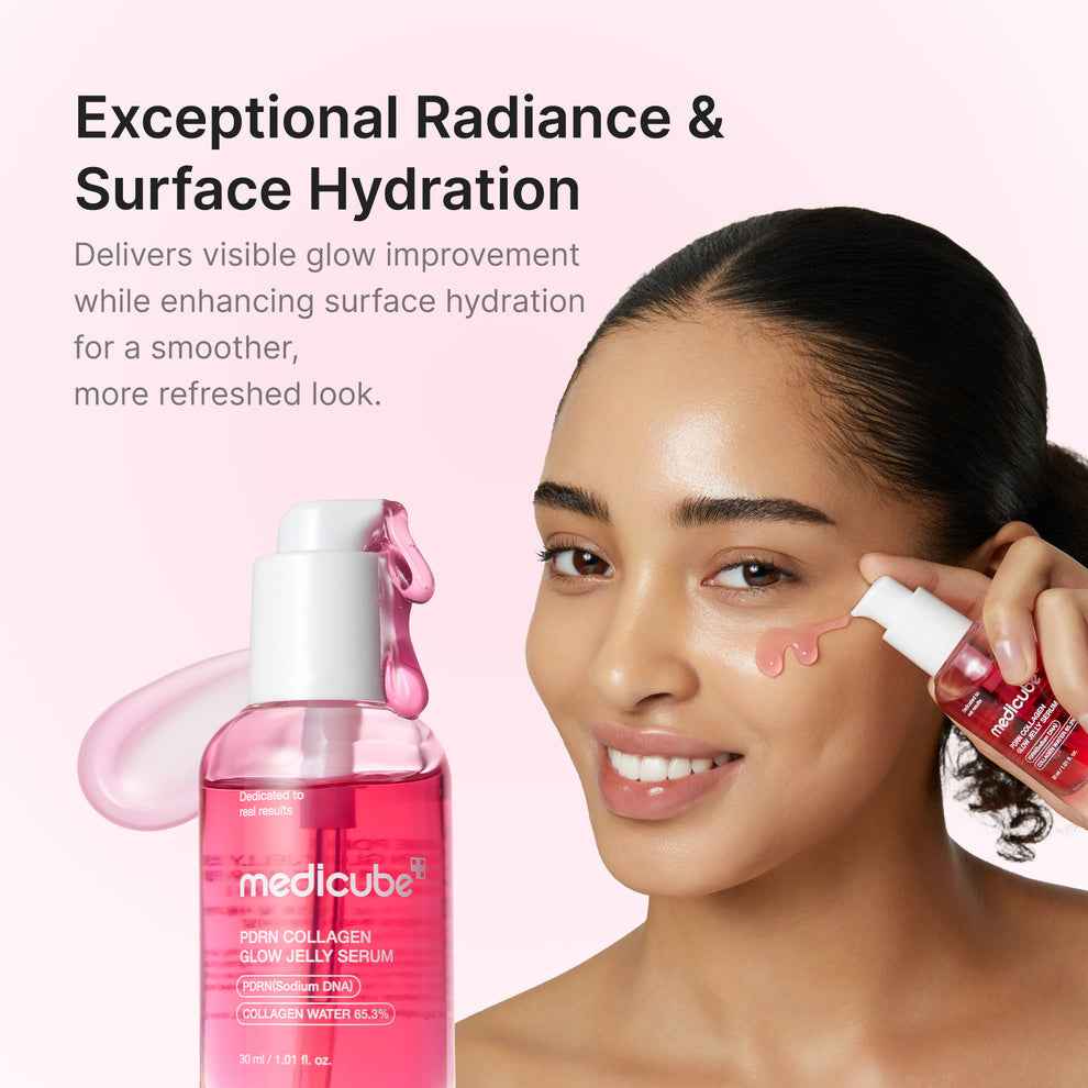 Medicube PDRN Pink Collagen Glow Jelly Serum (30ml)