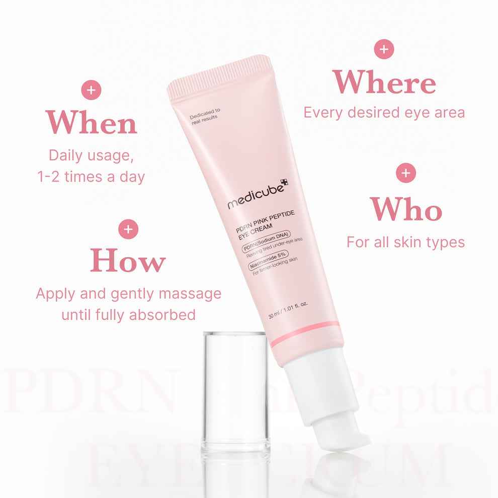 Medicube – PDRN Pink Peptide Eye Cream (30ml)