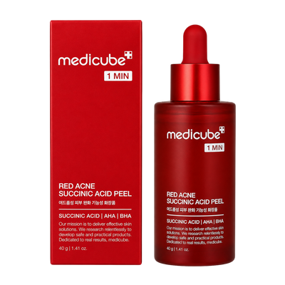 Medicube – Red Succinic Acid Peel (Peeling Anti-Imperfections)