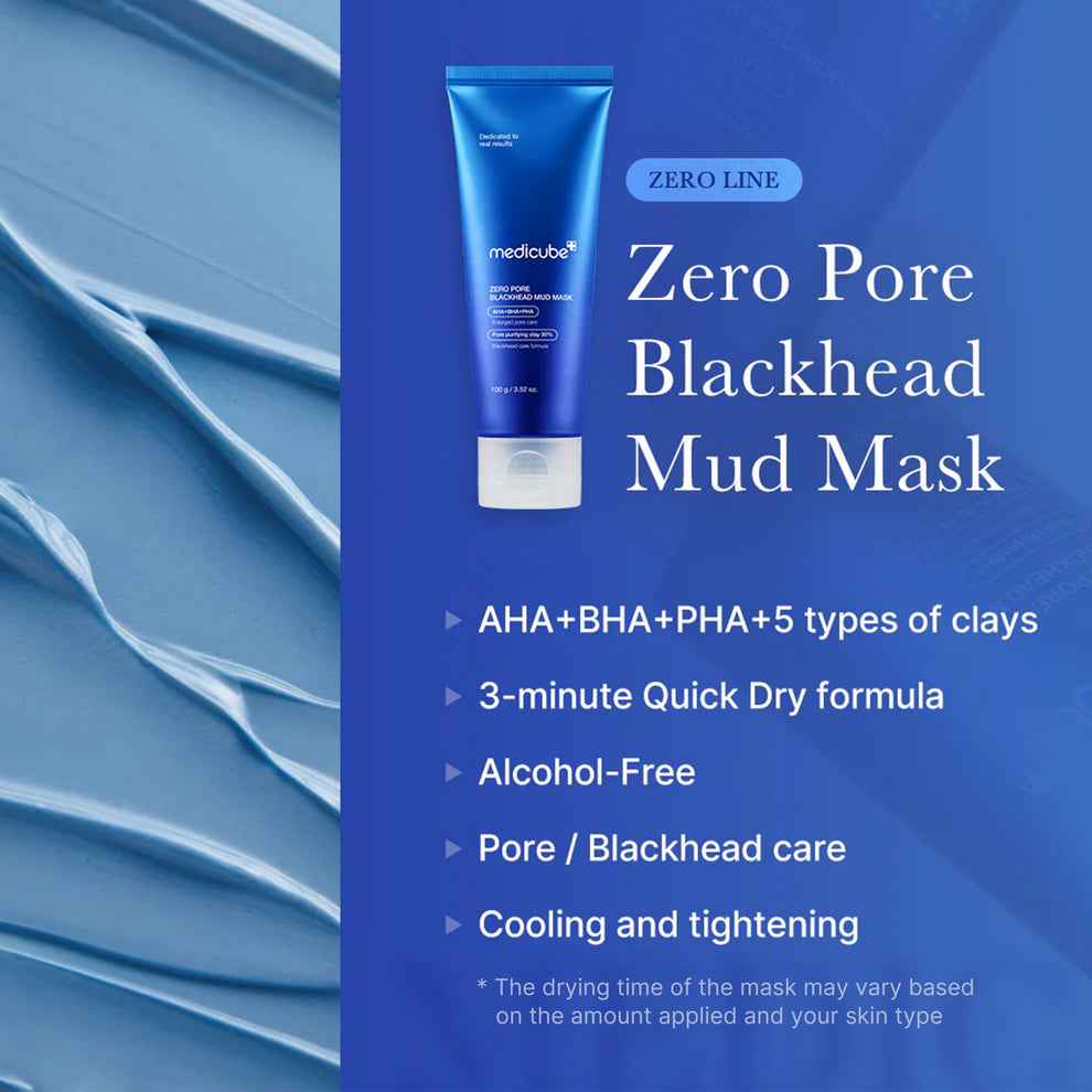 Medicube – Zero Pore Blackhead Mud Mask (100g)