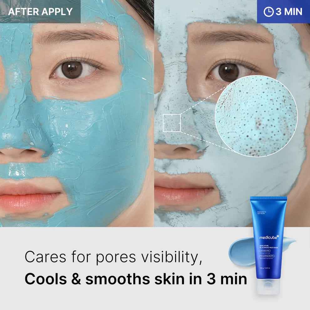 Medicube – Zero Pore Blackhead Mud Mask (100g)