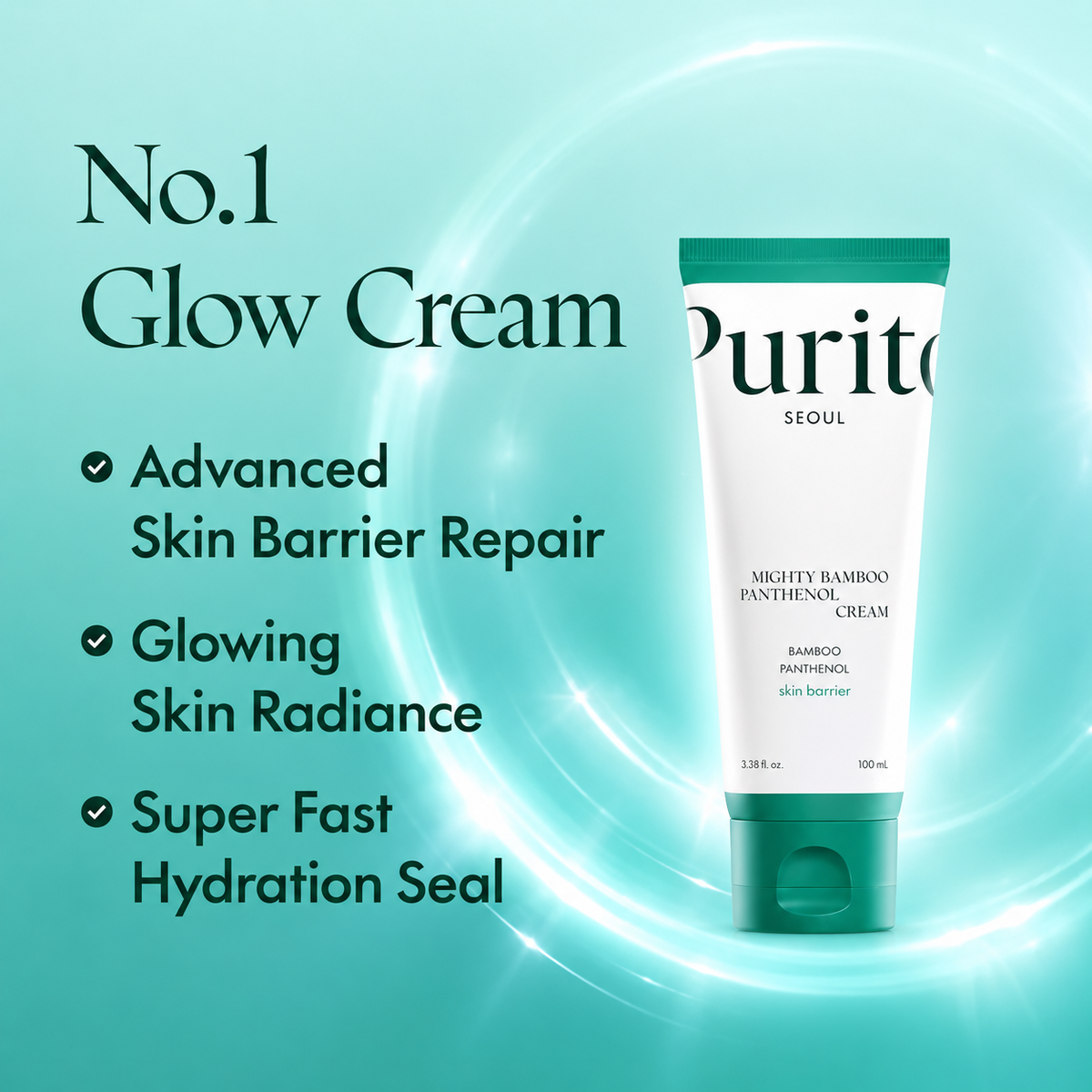 PURITO Mighty Bamboo Panthenol Cream (100ml) disponible au Maroc
