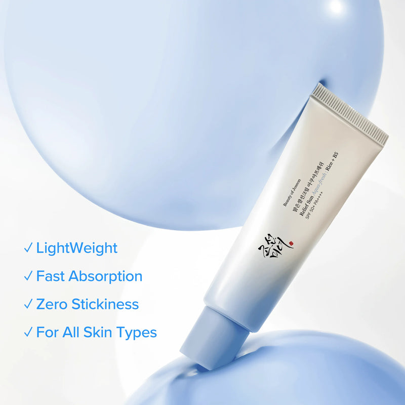 BEAUTY OF JOSEON Relief Sun Aqua-Fresh Rice + B5 SPF50+ PA++++ (50ml)